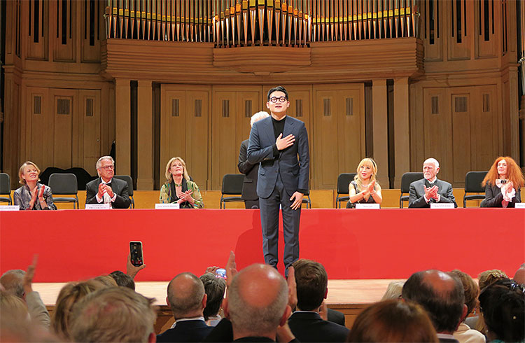 성악가 김태한은 세계 3대 콩쿠르로 불리는 2023 벨기에 퀸 엘리자베스 국제 콩쿠르에서 우승했다. 사진 벨기에유럽연합문화원