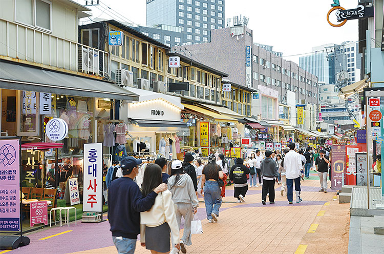 서울 홍대거리. 사진 셔터스톡