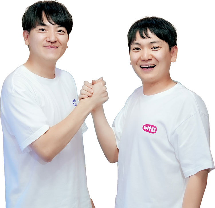 차재승(오른쪽) 윗유 대표(CEO)
부경대 경영학 중퇴
차민승 윗유 최고운영책임자(COO)
국민대 도자공예학 사진 윗유