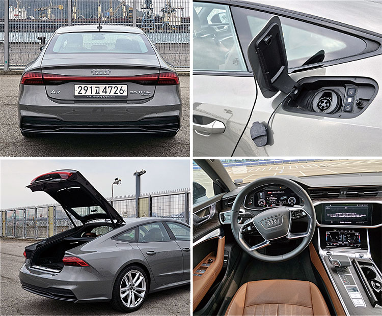 아우디 A7 PHEV. 사진 고성민 기자
