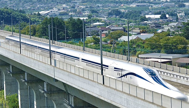 2027년 개통을 목표로 시험 운영 중인 ‘추오신칸센’의 야마나시 구간. 사진 JR
