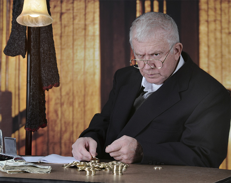 디킨스 소설 ‘크리스마스 캐럴’의 고리대금업자 스크루지. /셔터스톡
