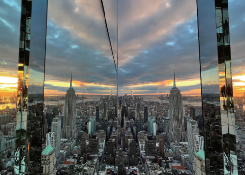 미국 뉴욕 미드타운 맨해튼에 있는 ‘원 밴더빌트 서밋’ 전망대에서 바라본 스카이라인. 사진 로이터연합