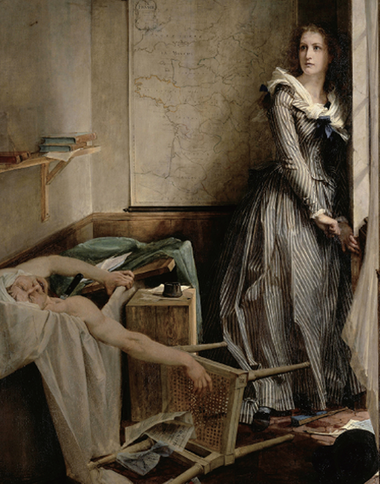 폴 보드리, ‘샤를로트 코르데’ 캔버스에 유채, 154×203㎝, 1861. 