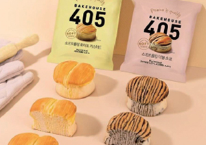 베이크하우스405의 소프트롤링 화이트 커스터드와 소프트롤링 더블초코. /CU