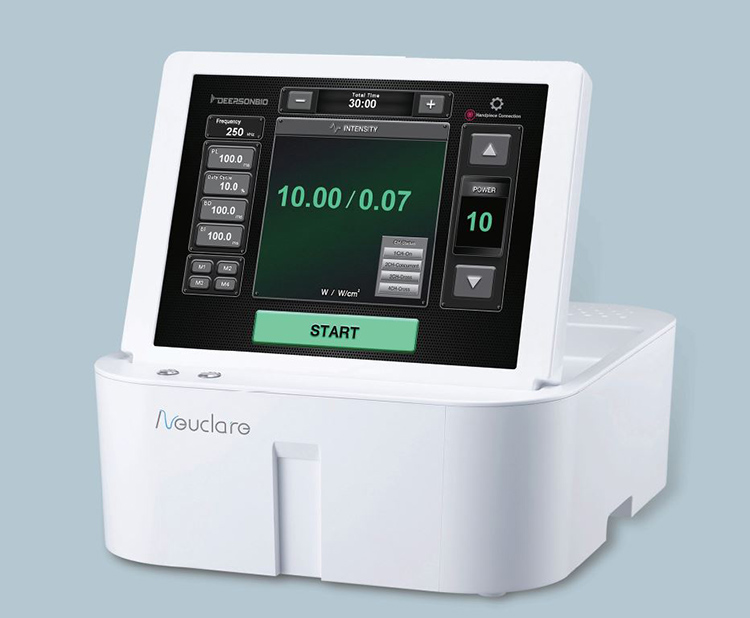 딥슨바이오의 치료 초음파 기기 뉴클레어. /사진 딥슨바이오