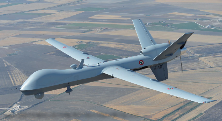 ‘하늘의 암살자’로 불리는 요인 저격용 무인기 MQ-9 리퍼의 비행 모습./ 사진 GA-ASI