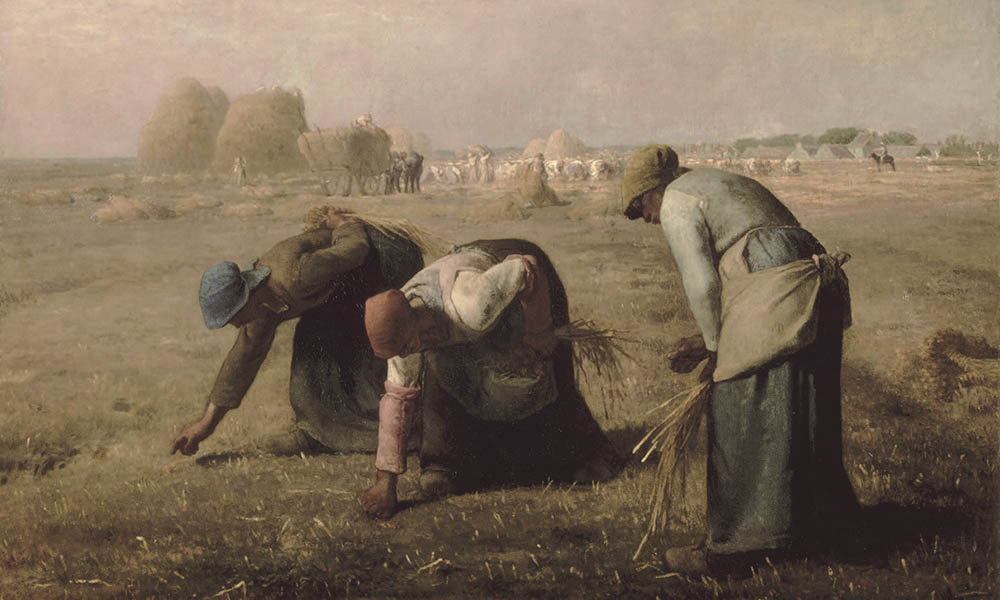 장 프랑수아 밀레, ‘이삭 줍는 여인들(The Gleaners, 1857)’. /사진 위키피디아