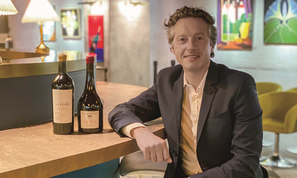 한국을 방문한 도멘 카제스의 오너 리오넬 라바일. /사진 김상미