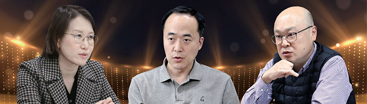 (왼쪽부터)
김윤미 - 한국지질자원연구원, 해저지질연구센터장, 서울대 지구환경과학부 학·석·박사, 현 지질연 선임연구원

이범한 - 한국지질자원연구원 광상지질연구센터장, 서울대 지구환경과학부 학·석·박사, 전 지질연 희소금속광상연구센터장, 현 지질연 책임연구원
서주범 - 한국지질자원연구원 자원회수연구센터장, 경상대 화학과 학·석·박사, 현 지질연 책임연구원 /사진 한국지질자원연구원
