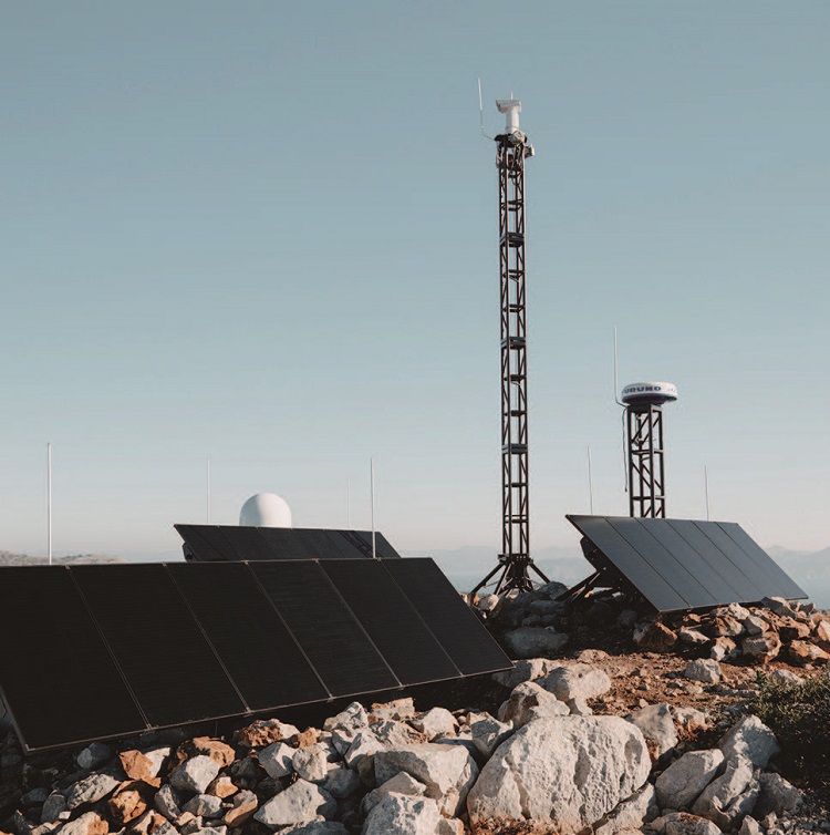 국방 및 민간 분야에 모두 사용할 수 있는 델리언의
자율 감시 타워 중 하나. /사진 델리언 얼라이언스 인더스트리즈