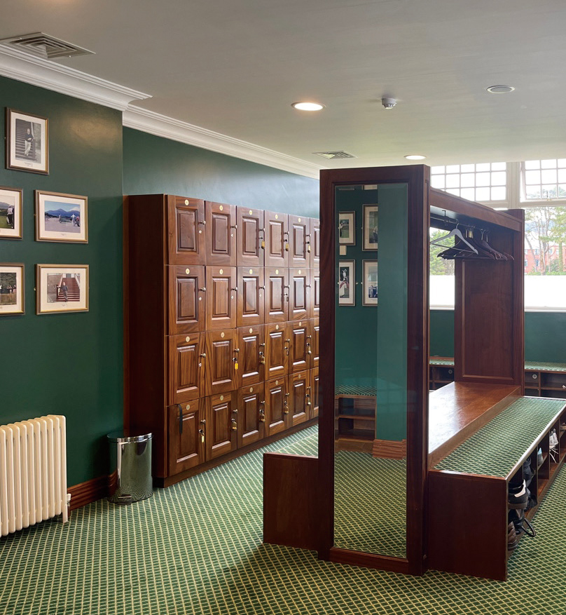 로열 카운티 다운의 라커룸. / 사진 민학수