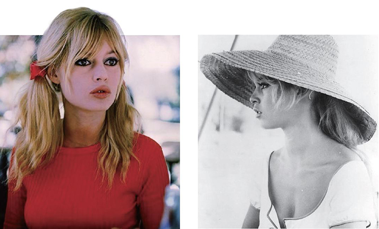 (왼쪽) 소녀와 요부를 오가는 프렌치 걸 이미지를 대표한다. /사진 영화 '비바 마리아' 스틸 (오른쪽) 생 트로페
리조트 룩의 상징이 됐다. /사진 영화 '위험한 사랑' 스틸
