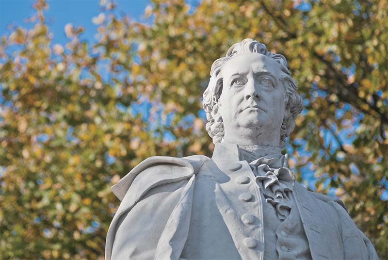 요한 볼프강 폰 괴테의 동상. /셔터스톡