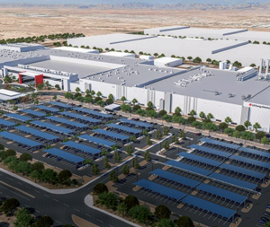 LG에너지솔루션 미국 애리조나주 46시리즈 원통형 및 리튬인산철(LFP) 에너지저장장치(ESS) 배터리 생산 공장 조감도. 기사 내용과는 관련이 없음. /사진 LG에너지솔루션