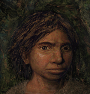 2019년 이스라엘 히브리대 연구진이 국제 학술지 ‘셀’에 발표한 데니소바인 소녀의 복원도. /사진 이스라엘 히브리대