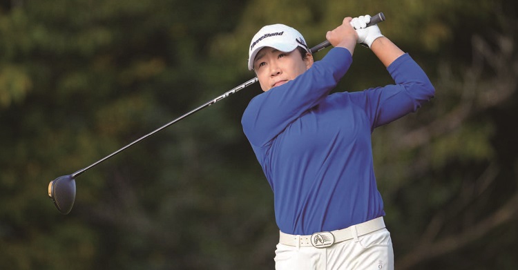 신지애의 티샷. /사진 LPGA